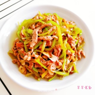 青椒肉丝的做法步骤：8