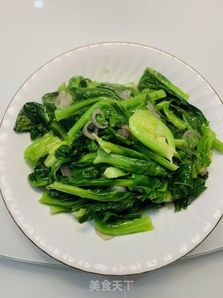 葱香小芥兰的做法步骤：4