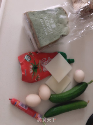 抹茶三明治的做法步骤：1
