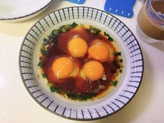 富硒姐姐鸡蛋羹教你做:葱油蒸鸡蛋的做法步骤：2