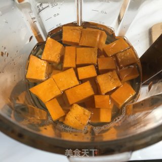 南瓜豆浆的做法步骤：2