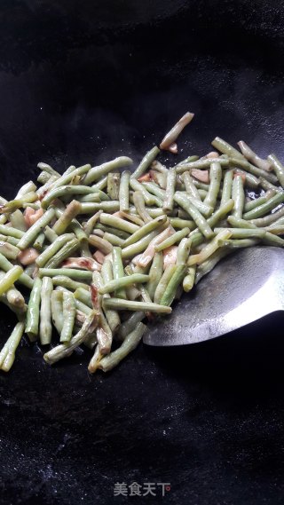 紫苏炒豆角的做法步骤：9