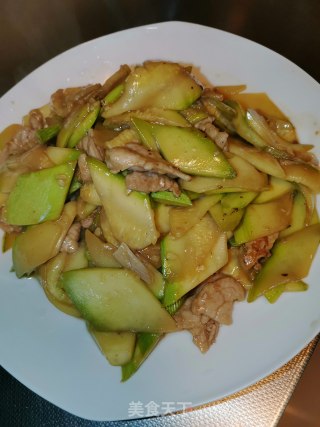 西葫炒肉的做法步骤：6