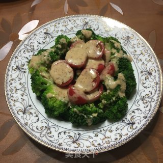 凉拌西兰花的做法步骤：4