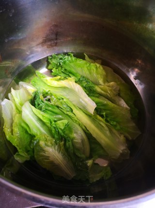 蒜香拌生菜的做法步骤：2