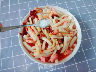 泡菜拌凉粉的做法步骤：7