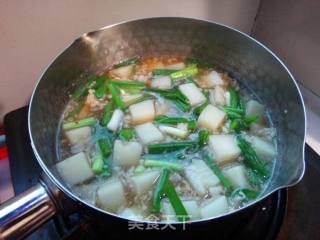 鲜肉煮凉粉的做法步骤：11