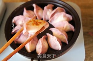 早餐：水煎饺+番茄鸡蛋汤+烤薯片的做法步骤：12