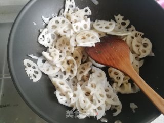 素炒塘藕的做法步骤：4