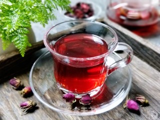 玫瑰洛神花茶的做法步骤：7