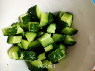 爽口黄瓜的做法步骤：3