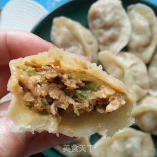 香菇白菜猪肉蒸饺的做法步骤：14