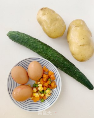 土豆鸡蛋沙拉的做法步骤：2