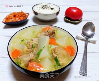 #肉类#鸭腿炖白萝卜的做法步骤：12