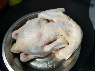 手撕口水鸡的做法步骤：1