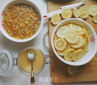 百香果柠檬蜜的做法步骤：3