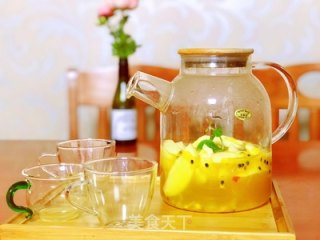 百香果柠檬蜜的做法步骤：6