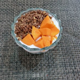 芒果巧克力脆酸奶杯的做法步骤：6