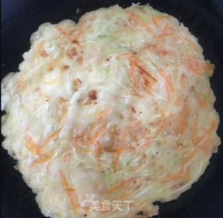 西葫芦鸡蛋饼的做法步骤：5