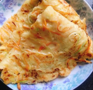 西葫芦鸡蛋饼的做法步骤：6