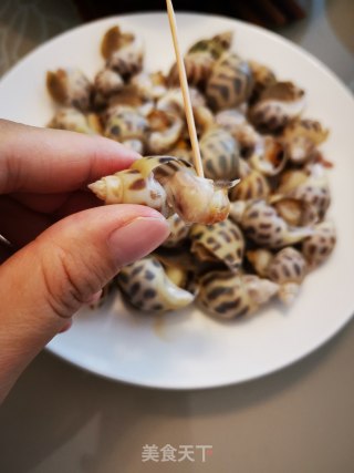 白灼花螺的做法步骤：6