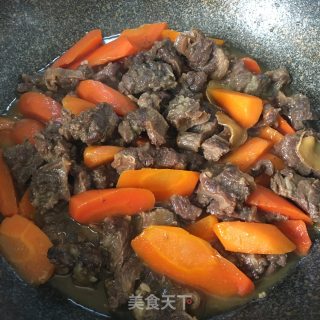 胡萝卜烧牛腩的做法步骤：9