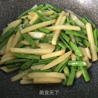 四季豆烧土豆的做法步骤：7