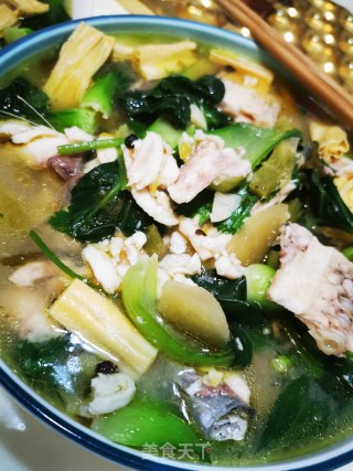 孩子可以吃的不辣酸菜鱼的做法步骤：14
