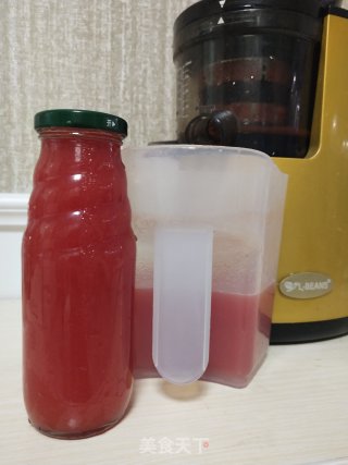 夏日减脂饮品——番茄汁的做法步骤：3