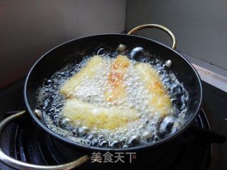 油炸香蕉的做法步骤：7