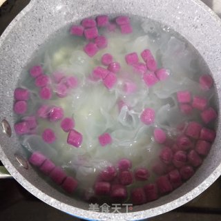 芡实银耳芋圆冰的做法步骤：13