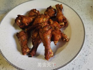 香酥鸡翅根的做法步骤：11