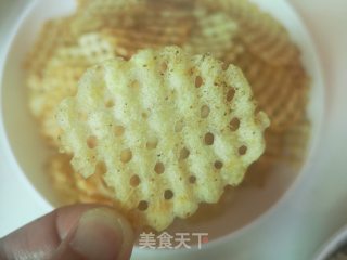 网格薯片——嘎嘣脆的做法步骤：7
