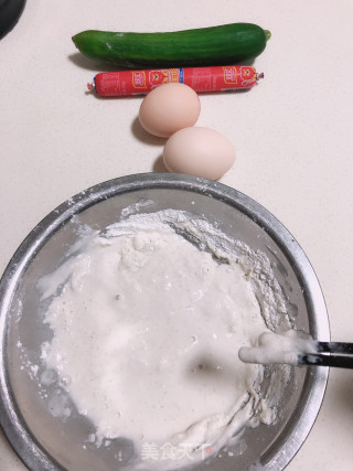 美味早餐饼的做法步骤：1