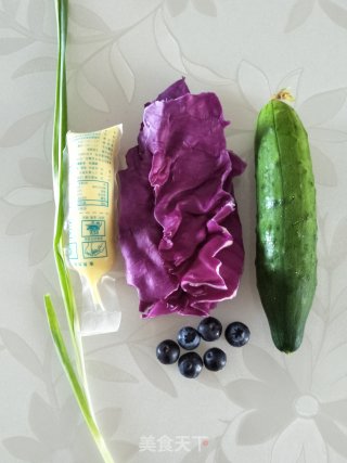 花束沙拉的做法步骤：1