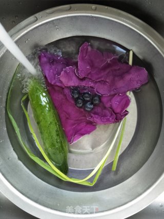 花束沙拉的做法步骤：2