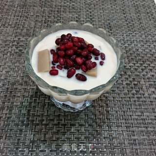 蜜豆奶茶冻撞奶的做法步骤：16