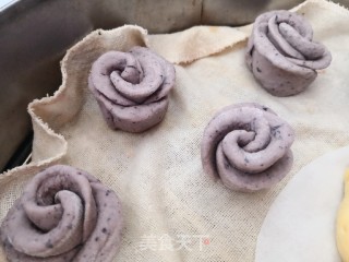 玫瑰花发糕的做法步骤：3