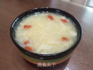 米酒蛋花汤的做法步骤：4