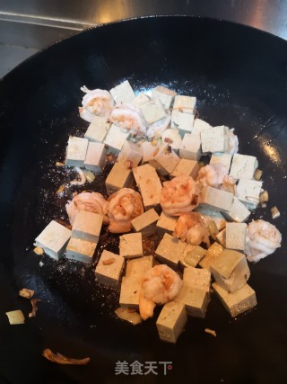 虾球豆腐的做法步骤：6