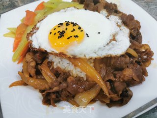 肥牛饭的做法步骤：7