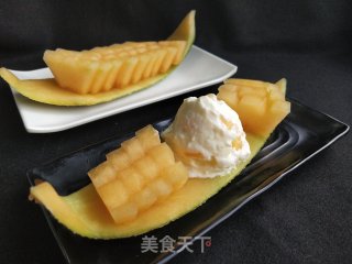 蜜瓜冰激凌的做法步骤：12