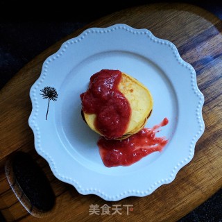草莓酱香蕉饼的做法步骤：11