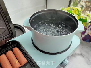 香肠芝士通心粉的做法步骤：4