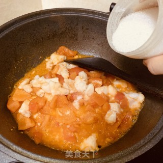 巴沙鱼柳焖番茄的做法步骤：7