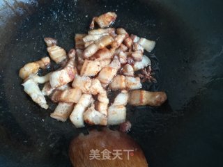 五花肉烧盐辣椒的做法步骤：3