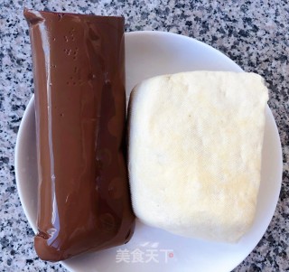 猪血炖豆腐#食物边角料做大餐#的做法步骤：1