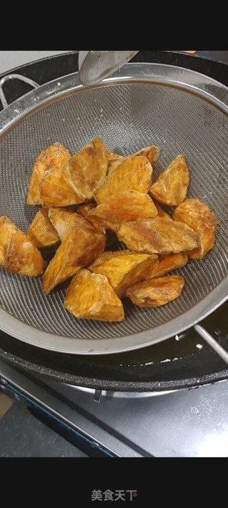 拔丝红薯的做法步骤：4