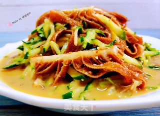 黄瓜凉拌牛百叶#食物边角料做大餐#的做法步骤：11