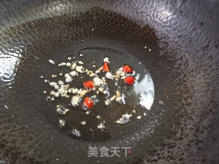 杏鲍菇炒春菜的做法步骤：6